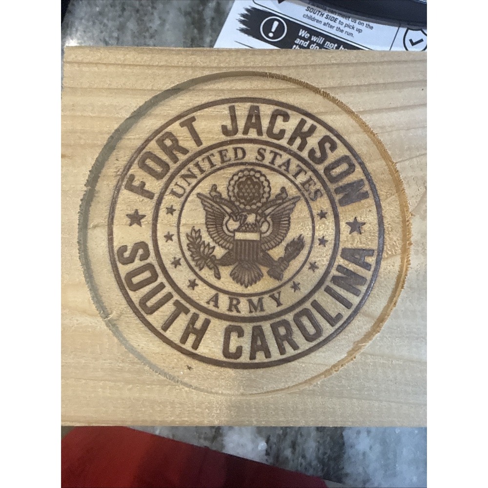Fort Jackson, SC Wooden Coasters, Set of 6